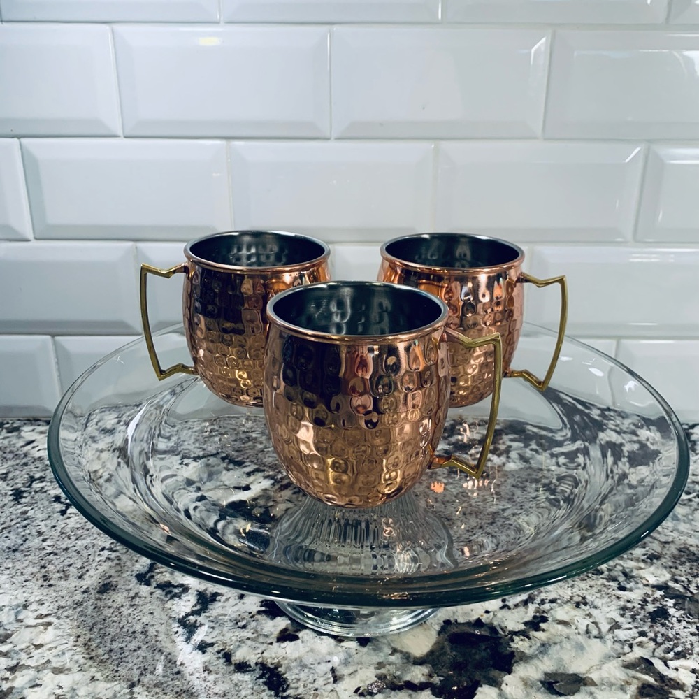 Moscow Mule Stainless Steel Mugs NWOT